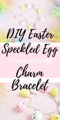 Celebrate Easter in a stylish AND crafty way by making this super cute and super easy DIY charm bracelet with some craft foam speckled eggs from Daiso Japan! The colours are perfect for Spring and will add a nice pop to any outfit you wear. Tutorial is available on The Small Adventurer.