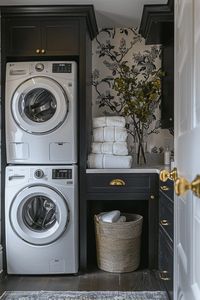 24 Best Stacked Laundry Room Ideas for Small Spaces 58 24 Best Stacked Laundry Room Ideas for Small Spaces