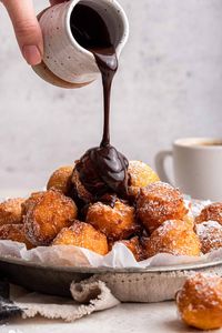 Sfingi di Ricotta (Italian Ricotta Doughnuts) - Feeling Foodish