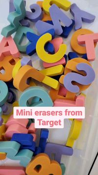  

Love finding ways to use the mini erasers from the Target Dollar Spot. Printable: https://www.teacherspayteachers.com/Product/Chrysanthemum-Book-Companion-Back-to-School-Name-Activities-PreK-Centers-8437584

