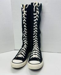 I just added a new item to eBay, Converse CTAS XXHi 1V708 Zip Knee High Lace Up B/W  Unisex Boot W(10.5)M(8.5)! #eBay #eBaySeller