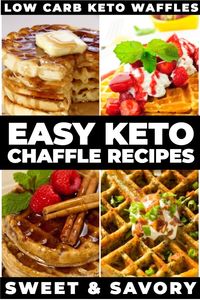 7 Easy Keto Chaffle Recipes! Make the best sweet and savory chaffles on the keto diet! From keto chaffle base recipes with cheddar and mozzarella to sweet cinnamon chaffles, easy blueberry and strawberry chaffles with almond flour and savory parmesan garlic these are the low carb keto chaffle recipes you need ASAP! #keto #ketorecipes #ketobreakfast #chaffle #waffles #lowcarb #lowcarbrecipes #lowcarbbreakfast #chafflerecipes