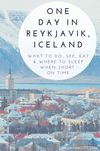 The perfect One Day in Reykjavik, Iceland travel guide. Learn how to spend your ideal day in Iceland with things to do in Reykjavik plus ideas for those wanting to chase the northern lights or explore beneath the surface of the sea at the Iceland continental divide. This One Day in Reykjavik, Iceland itinerary also includes recommendations on where to eat and sleep.