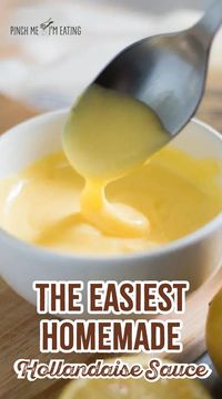 Discover this simple homemade Hollandaise sauce recipe that's perfect for breakfast, brunch, and dinner. No blender needed! Learn how to make a creamy, tangy sauce with just butter, lemon juice, and egg yolks. Ideal for eggs Benedict, vegetables, and seafood. Enjoy a classic sauce recipe made easy!