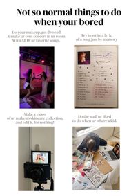 If your bored try to do some of these things! Hope this helps! 🫶🏻 #bored #thingstodowhenbored #fyp #pinterest