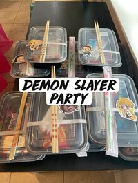 Nezuko demon slayer themed birthday party for kids