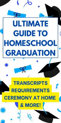 HOW TO HAVE A HOMESCHOOL GRADUATION - from homeschool transcripts, homeschooling high school, homeschool graduation ceremony at home, graduation party ideas, a homeschool yearbook and more fun ideas for senior graduation for homeschool high school and DIY graduation. #homeschool #graduation #highschool #homeschooling #seniors