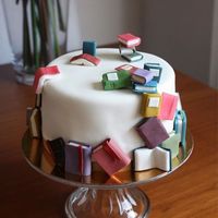 Gâteau livres