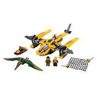 LEGO Dino Set #5888 Ocean Interceptor by LEGO. $49.95. CHOKING HAZARD - Small parts. Not for children under 3 yrs.. Recommended Age: 6 - 12 years. bCatch the pteranodon and keep the hero safe!/bEmergency! A vicious pteranodon is attacking one of our heroes on his jet boat and needs rescuing. Zoom down in the swift Ocean Interceptor, fire the net and capture the flying dino before he grabs his prey. Includes 2 hero minifigures and pteranodon dinosaur. Include...