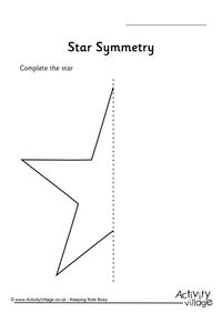 Stary symmetry worksheet