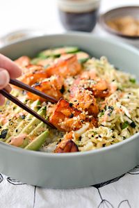 Spicy Salmon Maki Bowl - Simply Scratch