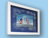 Life in the Craft Lane: Etched Glass Seashell Frame