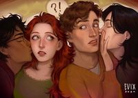 art by evix.art | marauders | harry potter