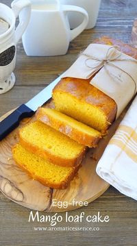 Eggless Mango Cake | Eggless Mango Loaf Cake