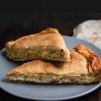 Greek Leek Pie With Feta   Homemade Phyllo