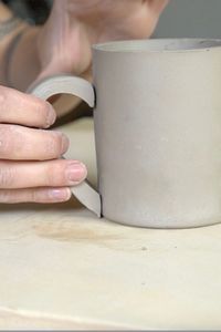 Whether you’re a tea drinker or a coffee drinker, the Tea Mug is a classic mug form, that will fit so cozily in your hands.