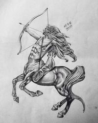 Sagittarius sketch by Bhavesh Kalma  #sketch #design #arts #pencildrawing #pencil #art #artist #artwork #artinspires #tattoo #tattoos #inked #inkedup #Sagittarius #horoscope #sign #mine #bhaveshkalma #ahmedabad #ahmedabaddiaries #gujarat