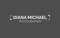 Monocolor Simple Diana Michael Photographer Business Card