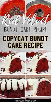 How to make a red velvet bundt cake with cream cheese frosting Nothing Bundt cakes copycat recipe, Red velvet bundt cake from a cake mix