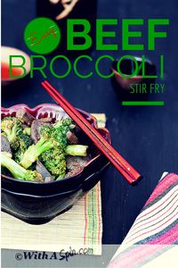 Skip Chinese take out tonight and make this delicious and easy beef and broccoli stir fry via @withaspin