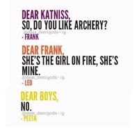 Literally my two favorite things Hunger Games and Heroes Of Olympus