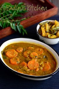 Carrot sambar