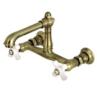 KS7243PX Kingston Brass English Country Wall Mounted Bathroom Faucet & Reviews | Wayfair