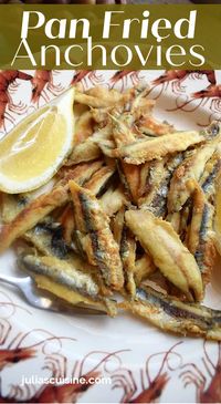 These Boquerones Fritos (Pan Fried Anchovies) are such a traditional tapa here in the south of Spain. They are caught locally and so budget friendly to get your hands on. If you can just get past the fiddly part of preparing them, you’ll love them.