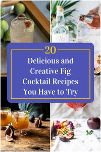 🍹🎉�🍃🌿🍸🍹🍹🍹🍸🌿🍃🍹🎉 Sip on something new and exciting with these 20 fig cocktail recipes! 🍹🎉🌿 #CocktailRecipes #FigCocktails #CreativeDrinks #Mixology #HappyHour #Cheers