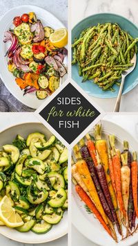 Here's what to serve with any type of white fish for dinner! We've got 30 great side dishes for white fish that are as easy to make as the fish itself.