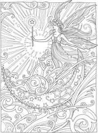 6 Magical Fairy Coloring Pages