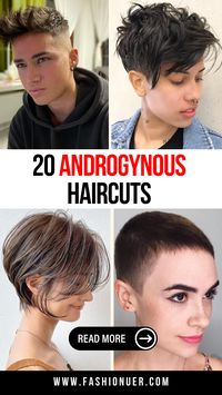 Redefine your style with androgynous haircuts that offer a mix of boldness and creativity. Try pixie cuts, buzz cuts, or trendy gender-neutral hairstyles that suit any vibe. Explore modern mullets, short undercut styles, or sleek bob haircuts for a versatile and edgy look. These chic androgynous hair ideas are perfect for those looking to experiment with their appearance this season.