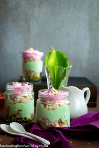 fascinatingfoodworld: Paan and rose trifle jars