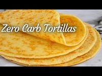 Flourless Egg White Keto Tortillas | Keto Taco Shells | 0g Carbs - YouTube