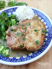 Chuletas de Puerco en Salsa Verde