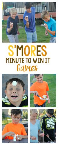 S'mores Minute to Win it Games