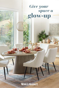 Give your space a serious glow-up with World Market’s latest arrivals! Discover stylish, affordable furniture for your living and dining rooms, plus the latest decor looks. Shop online and pick your order up FREE at your local store.