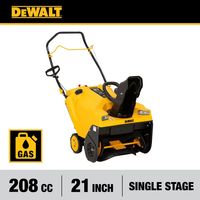 Keep your pathways clean during winter by using this DEWALT EGov Electric Start Gas SingleStage Snow Blower.