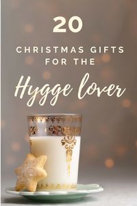 A list of Christmas gifts for the hygge lover. All kinds of cozy gifts, perfect for Christmas gift-giving. #hygge #christmasgift #justanorganizedhome