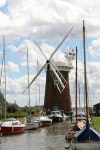 Horsey Wind Pump Norfolk a National Trust Property. Taken 2008 A picture of: Horsey Windpump, Norfolk