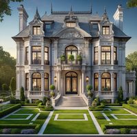 Immerse yourself in luxury with this Baroque Revival mansion. Featuring intricate details, lush gardens, and a grand entrance, this home epitomizes opulence. 🌟🏛️  #BaroqueRevival #NYLuxury #ProdigyRealEstate