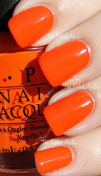 OPI A Roll In The Hauge- I been looking for a bright Orange!