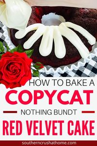 Red Velvet Cake | Copycat Nothing Bundt Cake https://www.southerncrushathome.com/copycat-nothing-bundt-cake-red-velvet-cake/