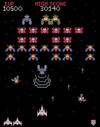 Version 2 of the popular GALAGA cross stitch pattern! This version has the colored stars in the background using the French knot stitch. Any small x can be used to substitute. I also put a score in for this one and adjusted a few bugs and missiles. This is an instant DOWNLOADABLE PATTERN. Please do not share the hard or digital copy. Thanks and enjoy stitching