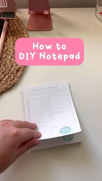 Here’s an easy DIY craft idea that you can make to sell or for yourself. Notepads are perfect for gift ideas or promotional items.