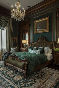 29 Dark Green Bedroom Ideas for a Luxurious and Calming Space 15