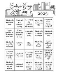 📚 Book Bingo - A Fun Reading Challenge! 📚 🎉 Turn your reading into a game with our Book Bingo Cards! Whether you're a bookworm or looking for a fun way to spice up your TBR (To-Be-Read) list, this bingo challenge is perfect for all ages. ✨ Details: Available as digital downloads or printed cards A great gift for book lovers, book clubs, or classroom activities 🏆 Complete rows, columns, or the entire card for your next reading goal! 💡 How to Use: Match the prompts with books you want to read. Start your journey and mark off squares as you finish each book! 📖 Ready to make your reading even more rewarding? Visit our shop now to grab your Book Bingo Cards and start the challenge today! #BookLovers #BookBingo #ReadingChallenge #EtsyFinds