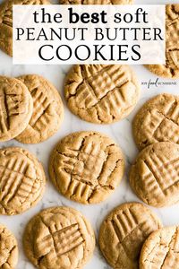 These classic, soft peanut butter cookies are easy to make, loaded with peanut butter, and will definitely become your new favorite peanut butter cookie recipe! Learn how to make peanut butter cookies by following our step-by-step instructions and watching the video!