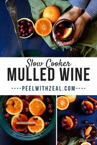 Crockpot Mulled Wine Easy slow cooker mulled wine is perfect for parties and holiday gatherings.