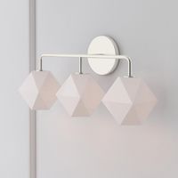 Sculptural 3-Light Faceted Sconce | West Elm